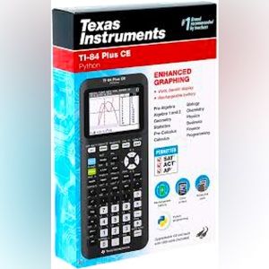 TI-84 Plus CE Graphing calculator plus software